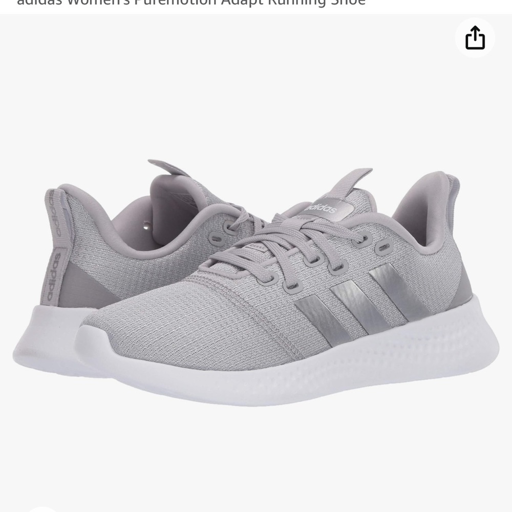 Adidas Women's Pure Motion Running Shoe. Size 9. Gently used. Silver.